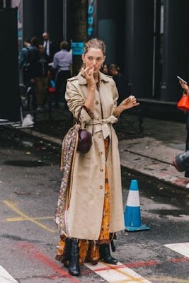 Look de inverno com vestido