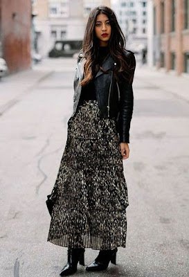 Combine peças de inverno com saias e shorts