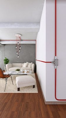 O conceito de tubulação aparente é atraente se seguir o estilo industrial para valorizar a decoração. Preze pelo equilíbrio e inspire-se nesse estilo para deixar qualquer cômodo da casa mais elegante.