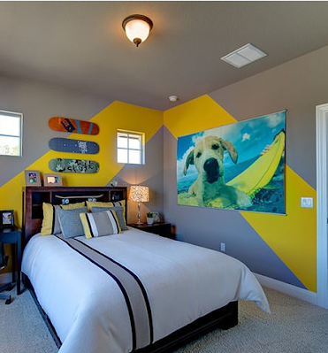 Quando bem executadas, as pinturas de parede ficam bem em qualquer ambiente, de banheiros a salas de jantar.