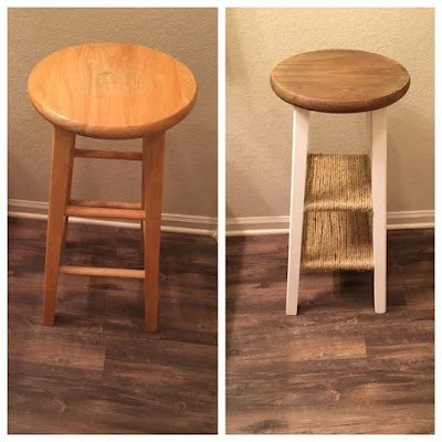 Como Reaproveitar Banquetas e Banquinhos Velhos de Forma Criativa  Muitas vezes o que precisamos não é de um móvel ou de um objeto novo e sim de um novo olhar nas coisas que já temos em casa.