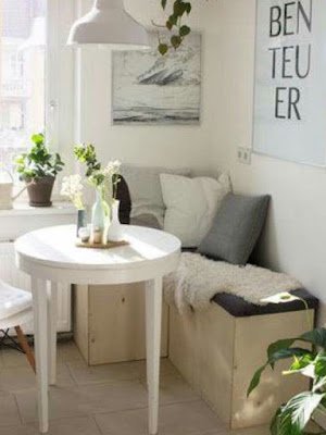 Se você tem uma sala pequena e gosta de receber amigos e familiares oferecendo conforto, o canto alemão é uma ótima ideia para esse espaço.