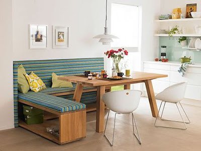 Se você tem uma sala pequena e gosta de receber amigos e familiares oferecendo conforto, o canto alemão é uma ótima ideia para esse espaço.