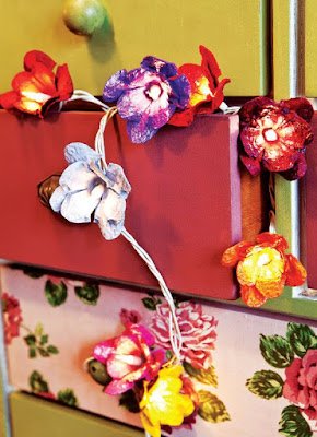 decoração natalina - artesanato com caixa de ovos