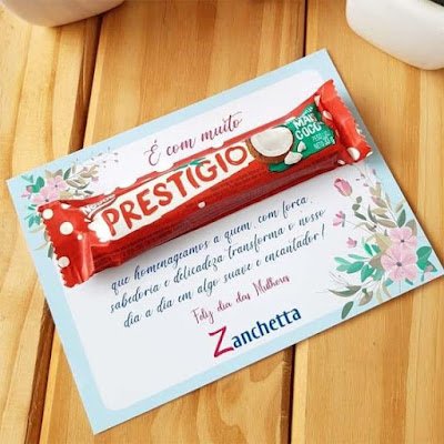 Toda mulher gosta de ganhar um mimo no dia internacional da mulher e se sentir muito especial.