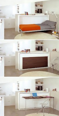 Esses tipos de móveis ajudam a economizar espaço e ainda adicionam praticidade ao ambiente.