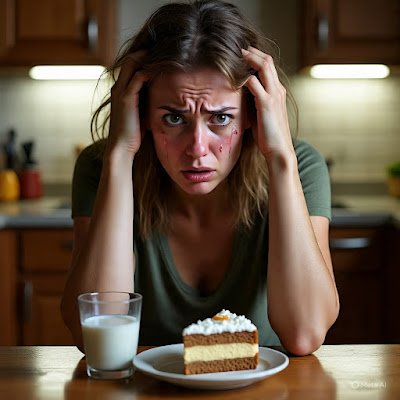 Mulher irritada e com alterações de humor - efeito do açúcar no sangue no emocional