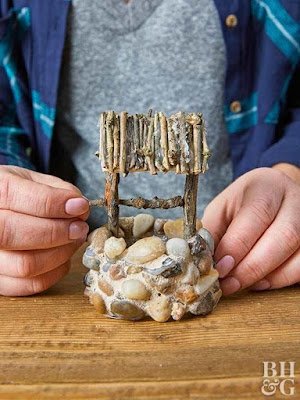 projetos simples e excelentes que você pode fazer usando pedras.