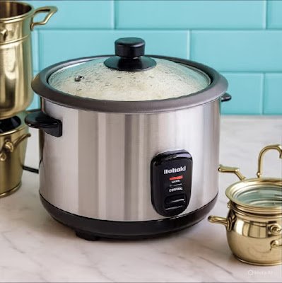 Panela de arroz shopee panela elétrica de arroz pequena e moderna na cozinha, arroz soltinho, praticidade para solteiros e casais