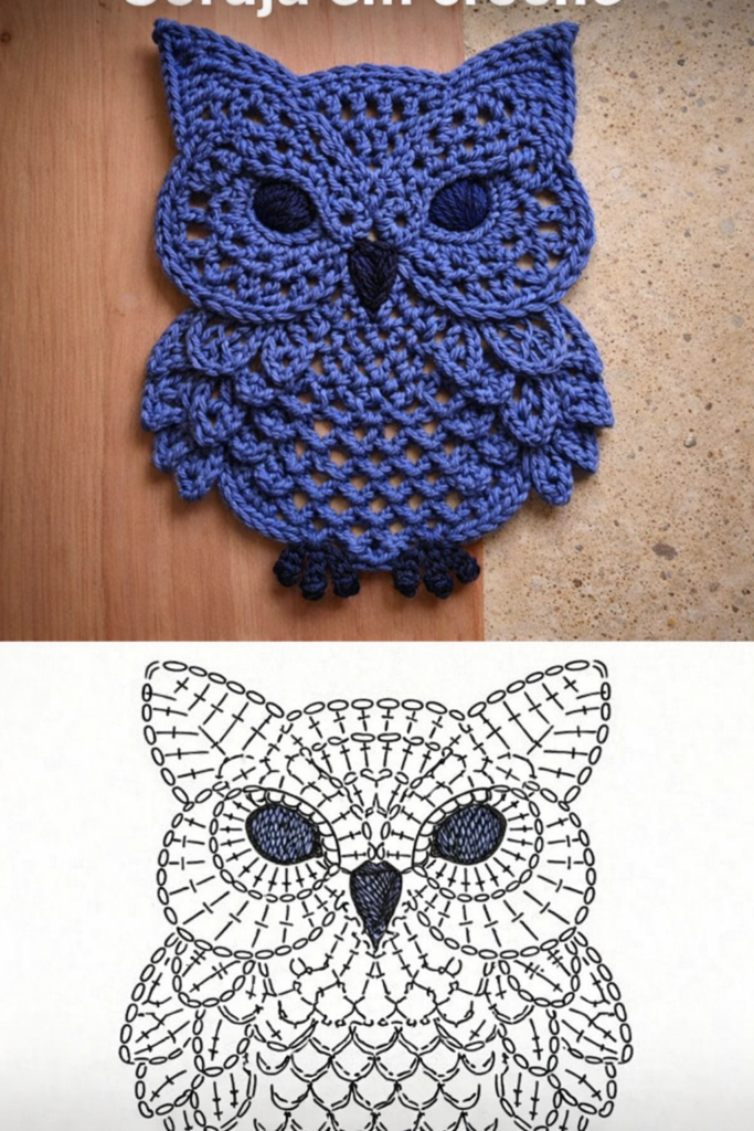 Coruja em Crochê