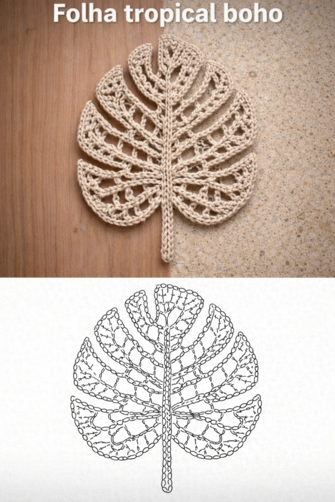 Flor de croche: Textura para Ambientes Naturais